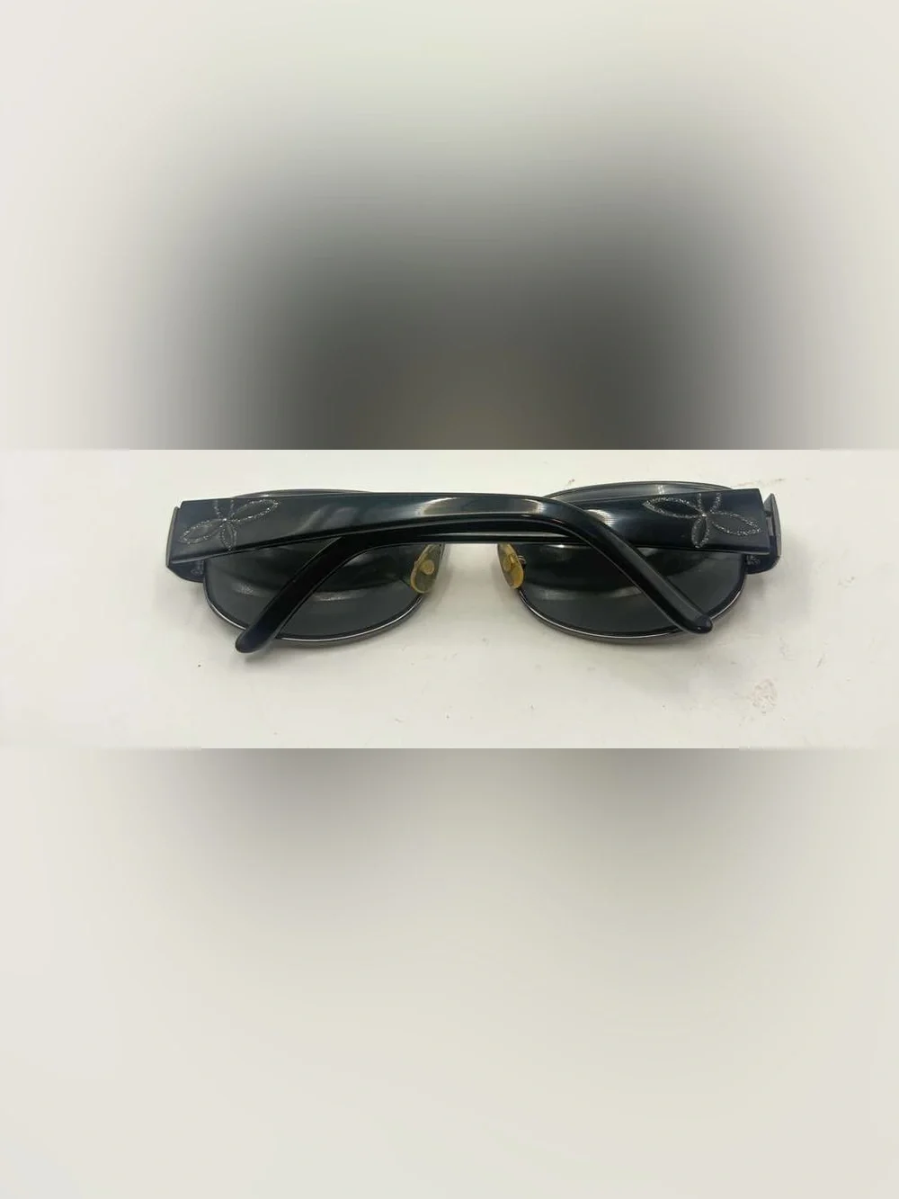 Saks Fifth Avenue S5A 42/S Gunmetal Oval Sunglasses Frames Only